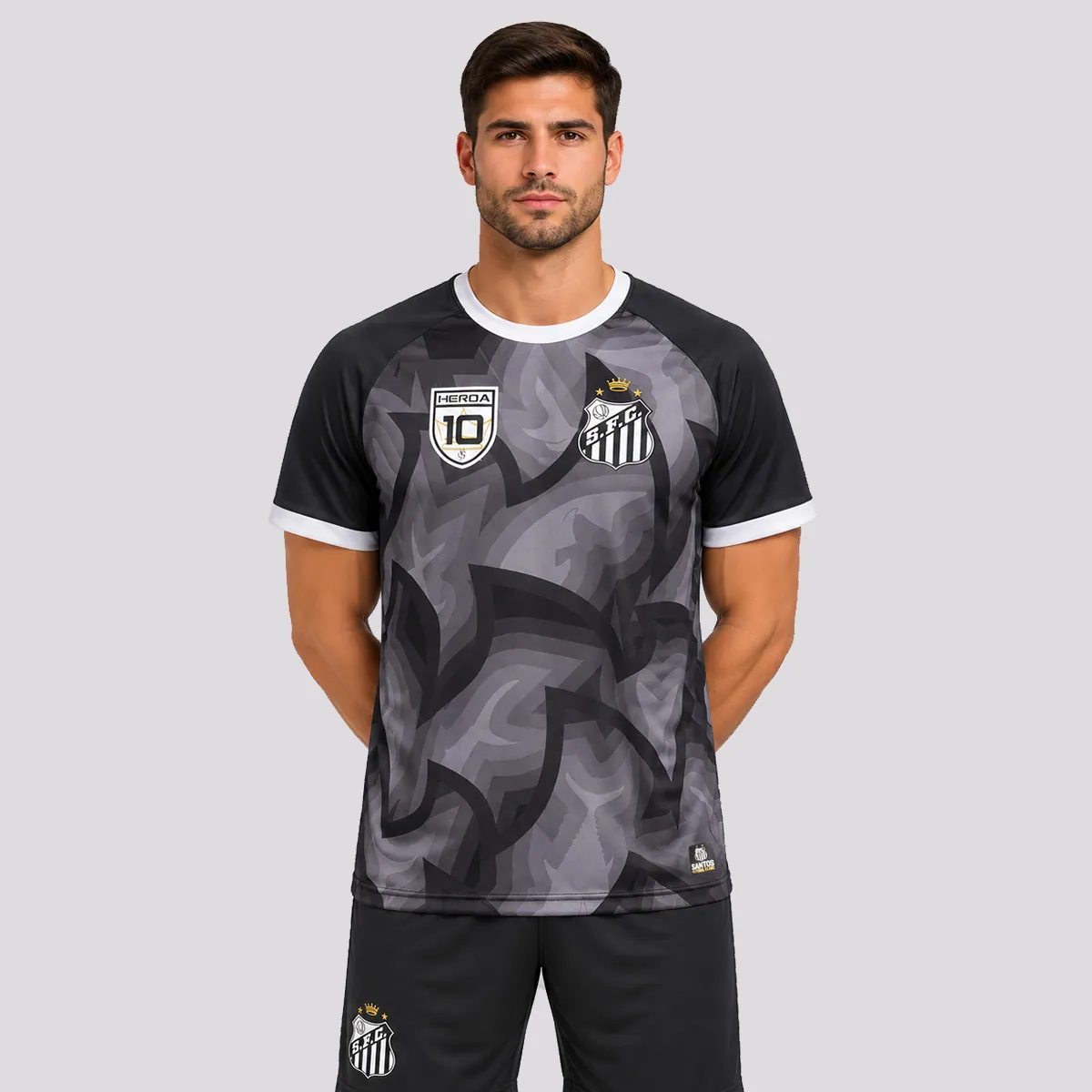 Camisa Santos Sellca Preta
